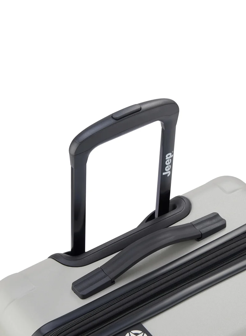 Jeep  JH004C 68 Cm Hardcase 4-Double Wheeled Expandable Check-In Luggage Trolley - Grey Drizzle  | Best Price UAE